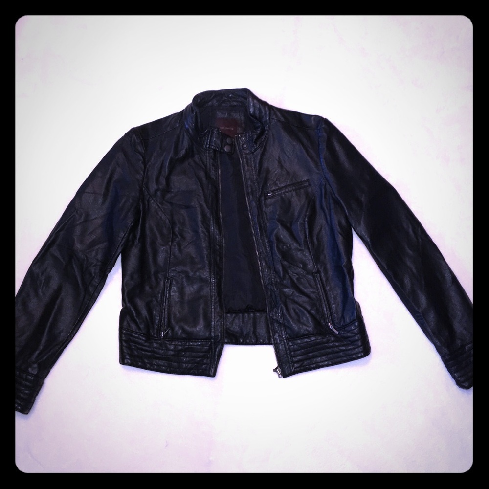 Faux Leather Moto Jacket